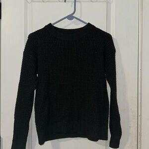 Long sleeve black sweater
